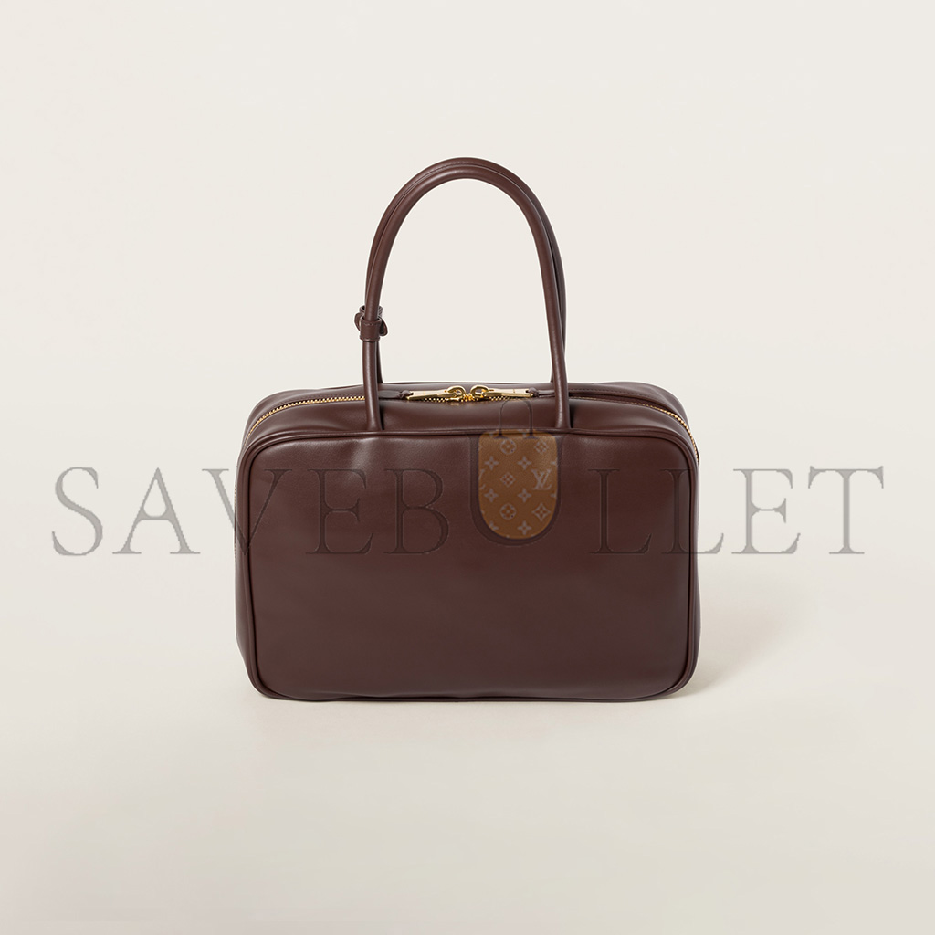 MIU MIU LEATHER BEAU BAG 5BB117 (34*23*10cm)